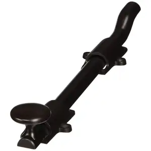 Deltana  10 in. Surface Bolt Offset Heavy Duty Solid Brass - Oil Rubbed Bronze