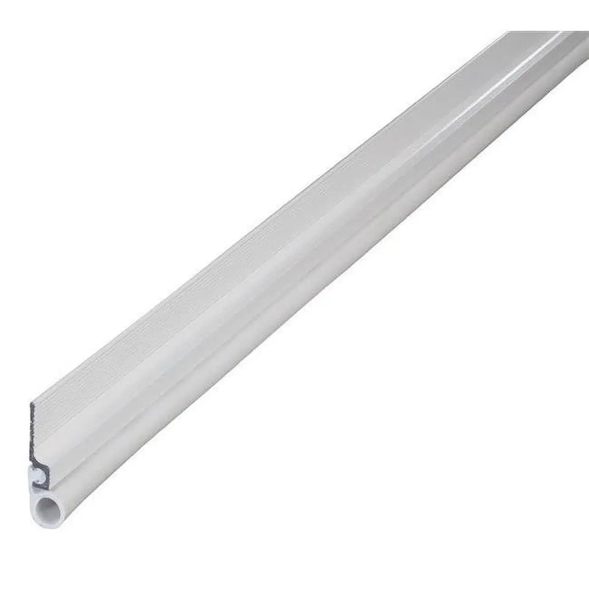 212 MAIN White Aluminum & Vinyl Self-Adhesive All-Season Cinch Door Seal, for Door Top & Side, 85 in x 0.5 in Thick, Peel-And-Stick Patio Doors