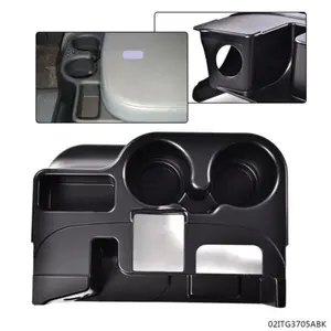 Center Console Cup Holder Fit For 03-12 Dodge Ram 1500 2500 3500 Matte Black Center Console Cup Holder Upgraded Version