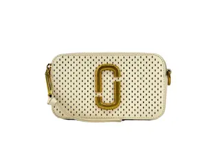 Pre-owned MARC JACOBS Leather Crossbody Bags The Snapshot Perforated Crossbody Women's Bag