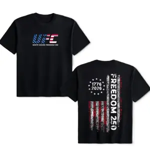 UFC White House Freedom 250 T-shirt, UFC T-shirt, Gift For Men Women, Menswear, Womenswear, Soft Cotton, MMA Combat Sports Shirt