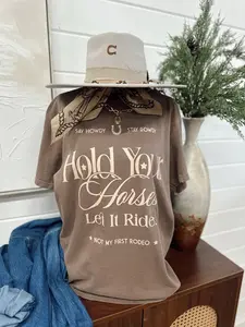 Comfort Colors ETTA OG Let Is Ride Stay Howdy Graphic Tee - Mother Day Mom Gift