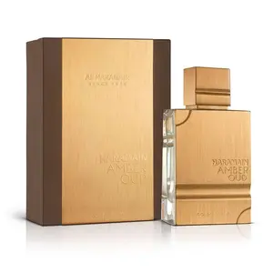 Al Haramain Amber Oud Gold Unisex EDP 60ML 2.0oz Amber Vanilla Fragrance for Women and Men with Bergamot Green Notes
