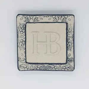 Handcrafted Ceramic Soap Dish - Deco Edge