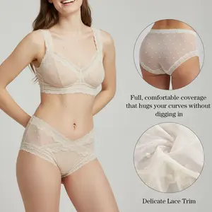 4pcs Women's Lightweight and Breathable Mesh Panties, Sexy and Semi-Transparent, Soft and Elastic for Comfort, sexy lace brief