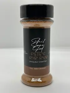 Pete's Rib Rub BIG 7oz Bottle - Authentic Cuban Shake for a Delicious Flavor