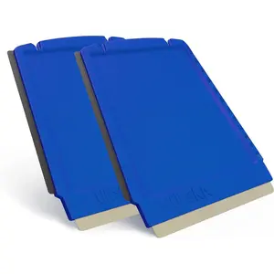 Ice Scraer Brass Bade 2 ack Sma Ice Scraer for  4-in-1 Ice Scraer Sma Ice Scraers for  Windshied Frost Wie Scraer Snow Scraer for  Origina Murska (2-ack  A052 Bue)