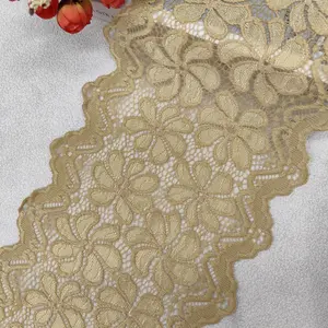 Soft Elastic Lace Trim, Lace Strip, Breathable Fabric for Clothing, Apparel Edging, Underwear, Dresses, Shoes, Hats, Bedding, Home Decor