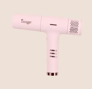 L'ANGE HAIR - Le Styliste Luxe Digital Blush Ionic Lightweight Hair Dryer - Quiet Brushless, Easy Controls, 4 Heat & 2 Speed Settings, with Diffuser for Blowouts, Hair Dryer Diffuser, Multifunctional Hair Dryer
