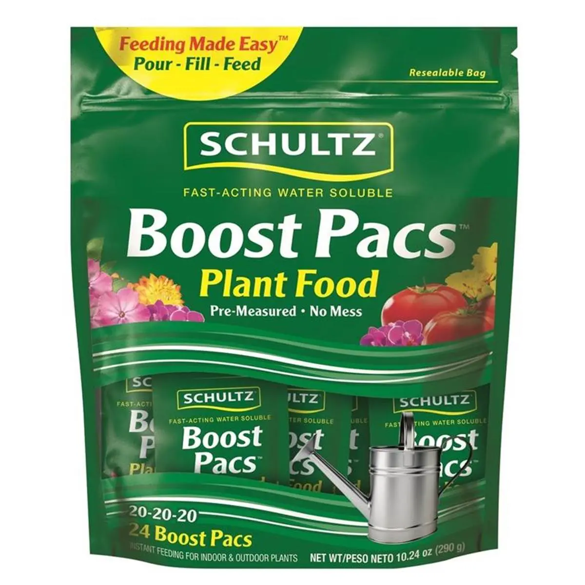 212 MAIN Multi-Purpose Knox Fertilizer, Plant Food Schultz Boost Pack for Home Garden Soil Improvement, Boost Packs, Fast Acting