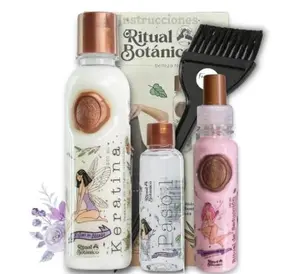 Botanical Ritual Keratin 250ml with Applicator Brush & Instruction Manual for Precise Application and Easy Skincare Routine