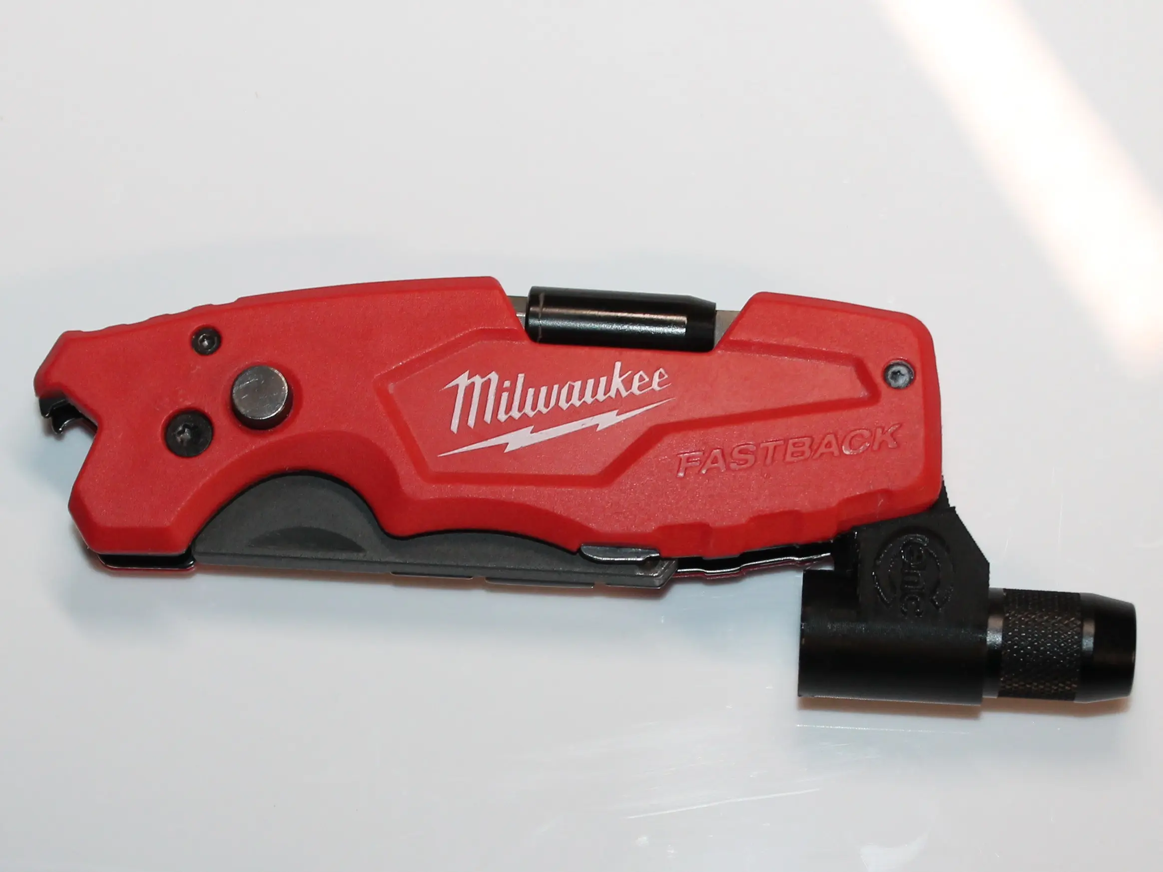Milwaukee Fastback Flashlight Mount – EDC Multi Tool Milwaukee Fastback Flashlight Mount – EDC Multi Tool