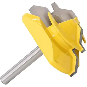 45 Degree Lock Miter Router Bit, Woodworking Milling Cutter, Grooving Cutter, Tenon Joint Cutter For Woodworking, Cutting Tool For Engraving Machine, Power Tools, Tool Accessories, Hardware