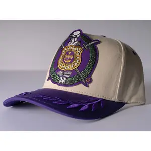 Omega Psi Phi Oversize Patch Snapback Hat – Bay Leaf Brim