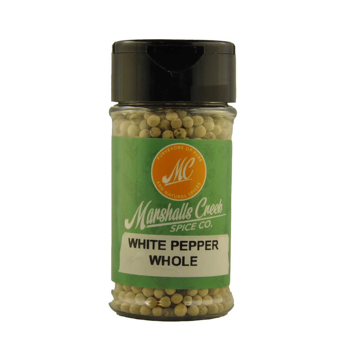 Marshalls Creek Mini Spices, White Pepper Whole Flavor Jar Seasoning