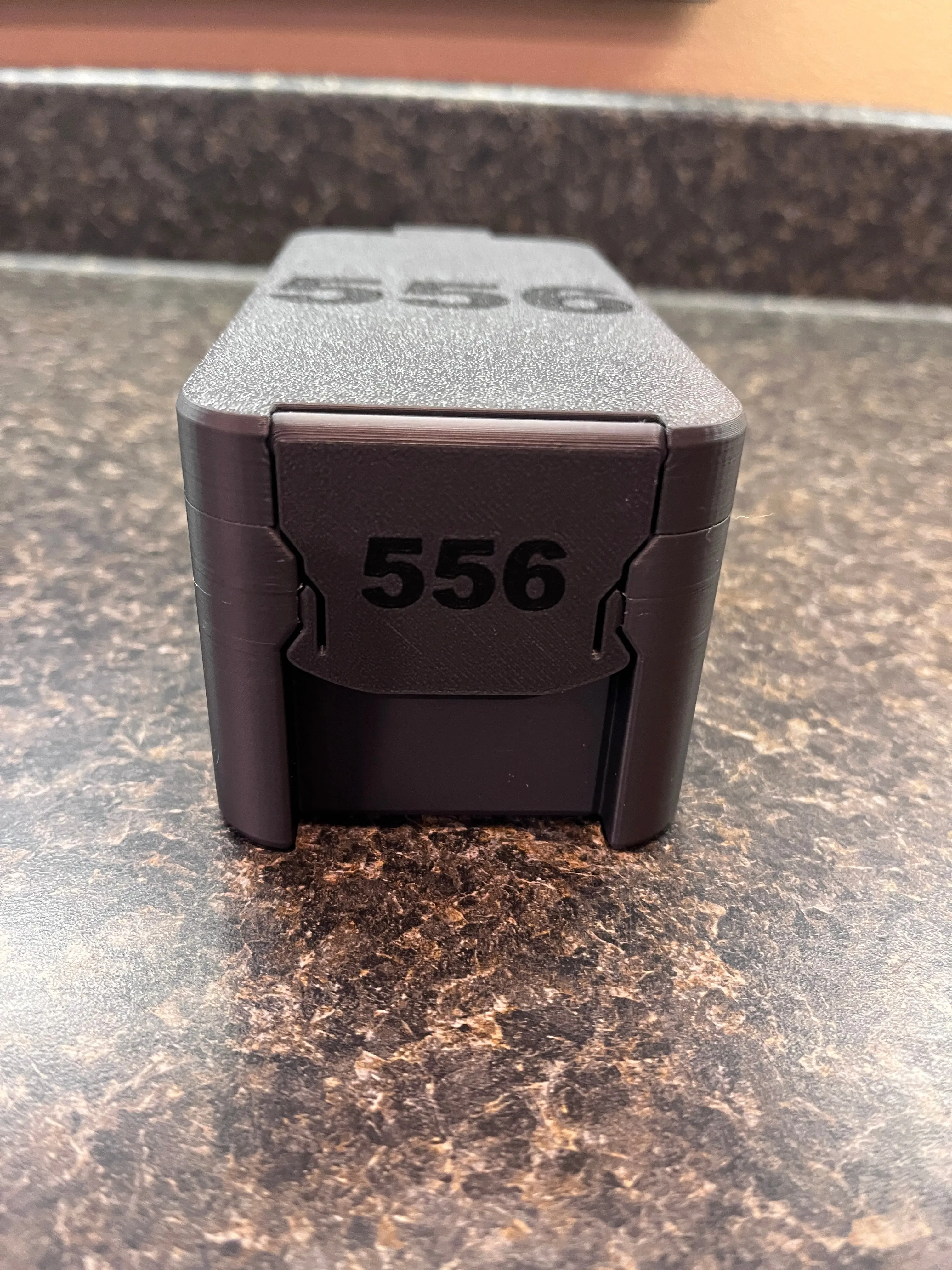 SureSnap 5.56/.223 Ammo Box | Secure Snap-Lid Storage Case | 3D Printed (50 round)