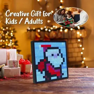 32x32 LED Pixel Display - DIY Patterns & Text Decor Screen with APP Control - Party/Wedding/Halloween/Christmas Background Decor & Centerpiece