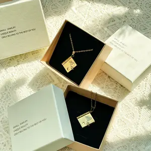 Book Necklace for Mom/ Granddaughter/ Grandson (English & Spanish), Perfect Gift for Mother's Day / Birthday, Meaningful Jewelry of Love, Book-shaped Pendant with a Flip-page Design, Exquisitely Crafted from Rust-proof 316 Titanium Steel