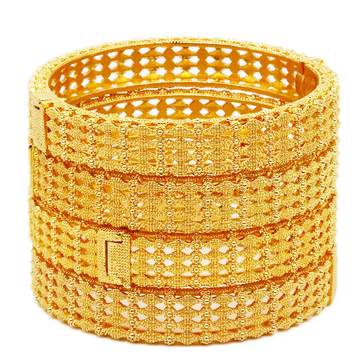 Diamond shaped gold bracelet (1 piece)