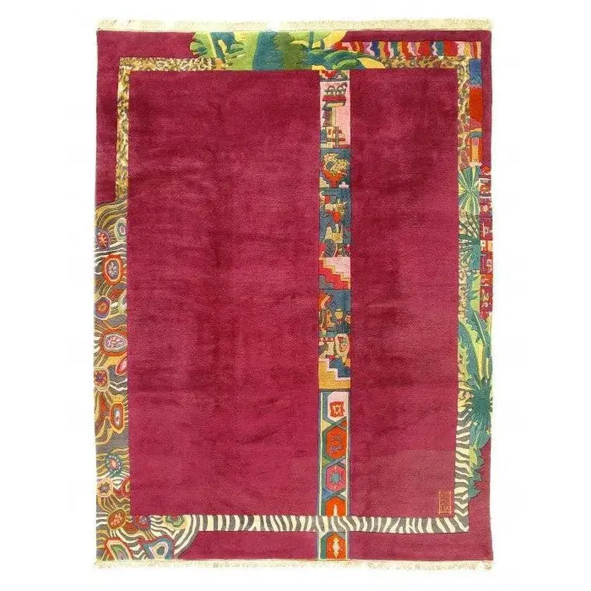 Canvello Fine Hand Knotted Vintage Tibetan rug 9'9'' X 13'1''