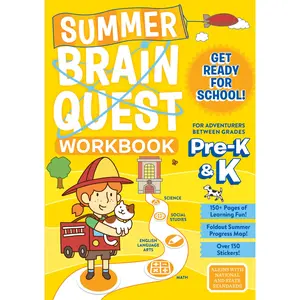 Summer Brain Quest: For Adventures Between Grades Pre-K & K -- Workman Publishing - Paperback