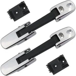 Chrome Hood Latch Strap with Catch Bracket Compatible with Kenworth Peterbilt Blue Bird Truck Models Hood Replacement Accessories Parts