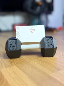 Dumbbell Business Card Holder | Fitness Office Decor | Gym Lover | Business Card Display
