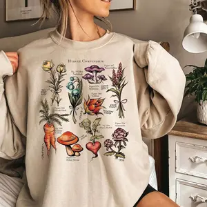 Legend of Zelda Plant Sweatshirt, Hyrule Flora Crewneck, LoZ Gamer Gift, Gaming Aesthetic Sweater, Casual Wear, Trendy, Unisex, Cotton