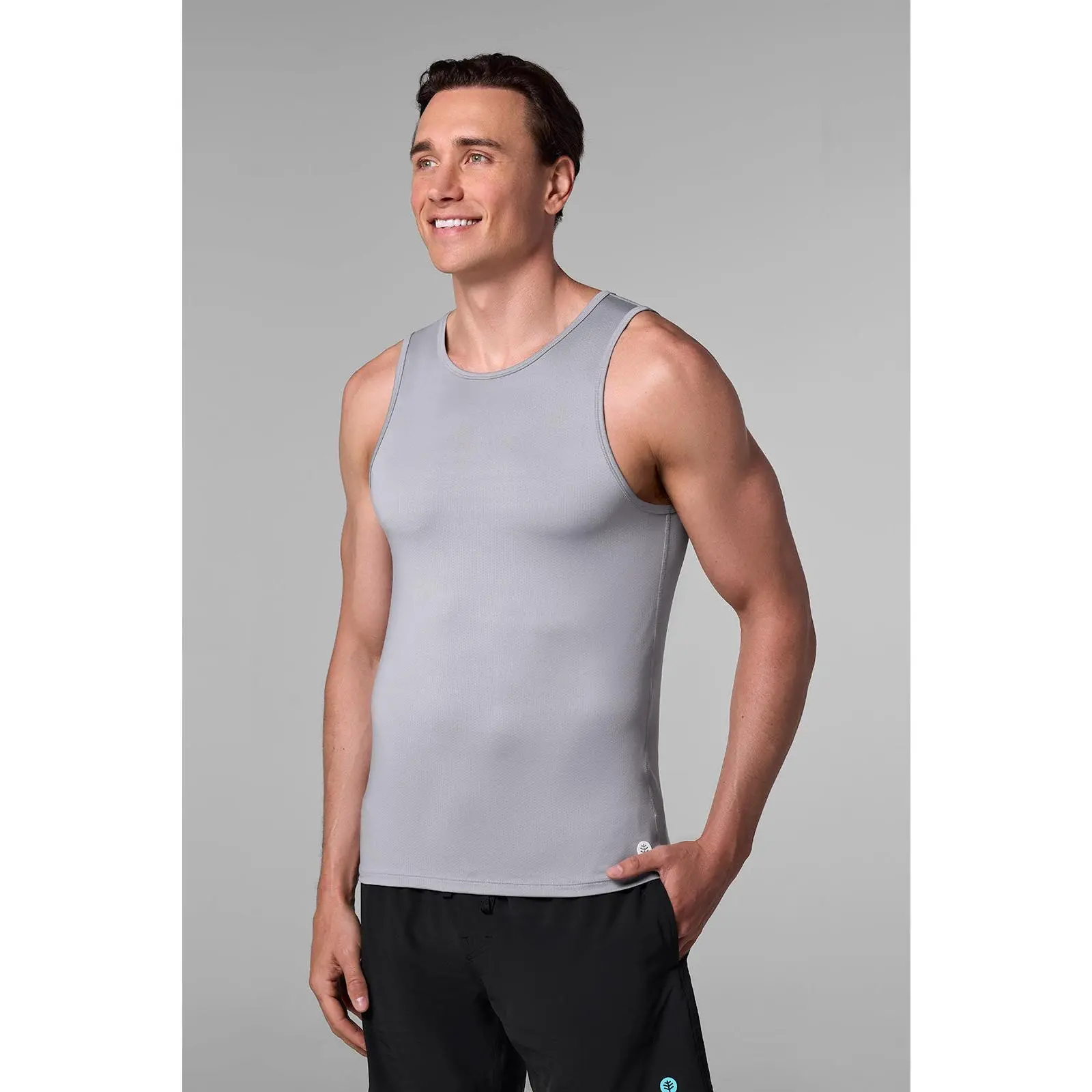 Dade | Men's Swim Tank | Slate