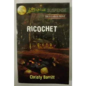 USED-Ricochet (True Large Print) by Christy Barritt (Paperback)