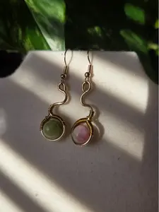 ⋆*･ﾟCelestial ⋆*･ﾟ️ Dyed Quartz Earrings