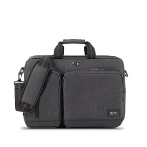 Solo New York Duane Hybrid Briefcase Backpack, Gray, Laptop Tote