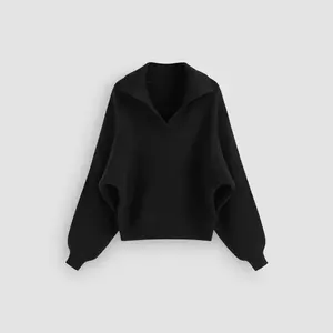 Cider [2 colors, size 0-10] Polo Solid Long Sleeve Sweater