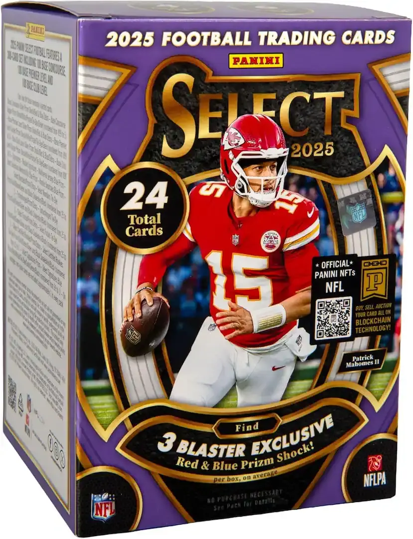 PYT Break-(20x) 2025 NFL Select Blaster Box Sealed Case +1  City Slicker Repack!!!