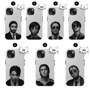 2.0 Kpop Idol Phone Case, Protective Phone Cover for Music Fans, Phone Case 8-17