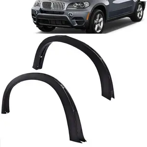 4-Pieces Offroad Compatible Smooth Fender Flares, Fit for 2007-2013 BMW X5 E70 with 20" 21" Wheels