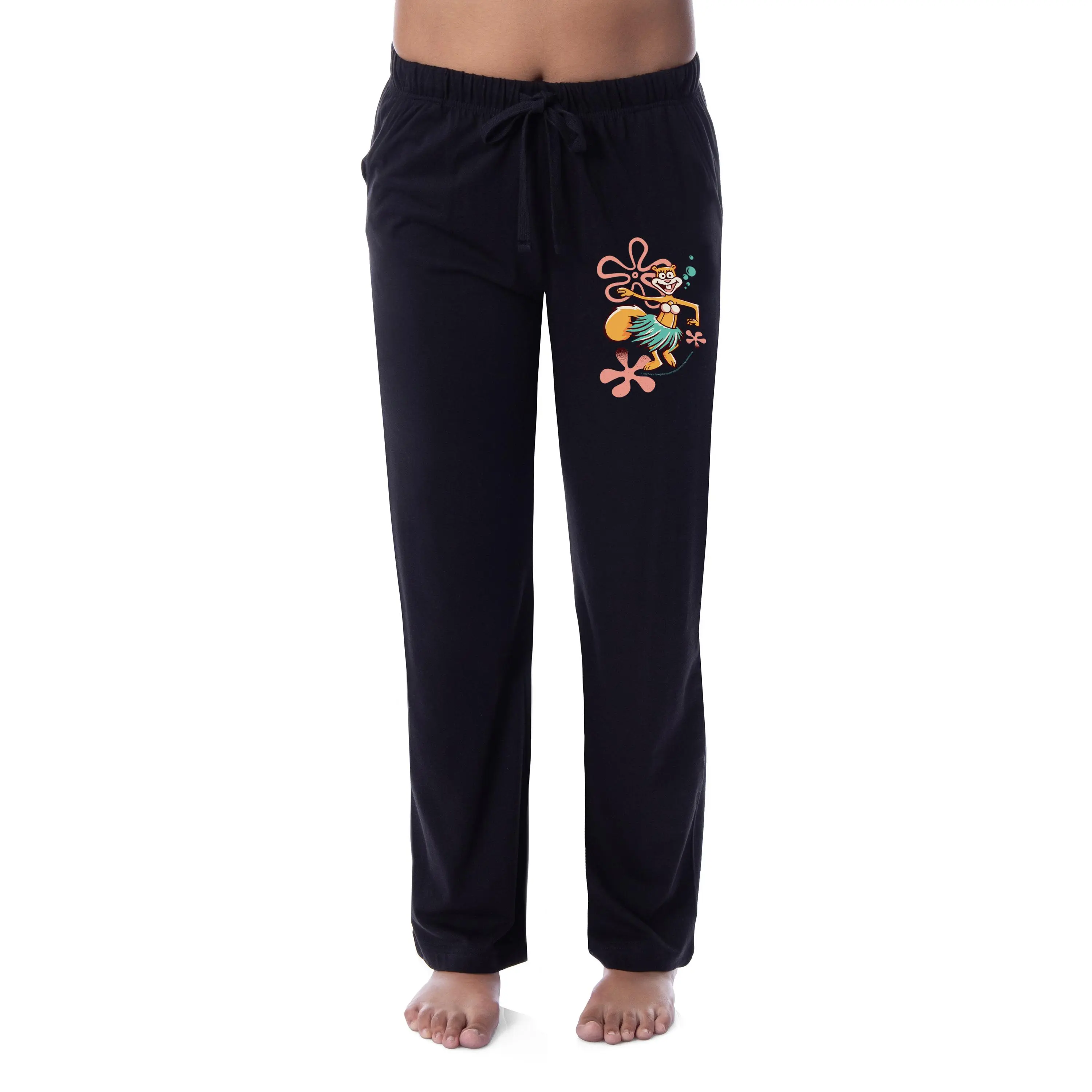 Nickelodeon SpongeBob SquarePants Womens' Sandy Cheeks Character Cartoon Sleep Pajama Pants