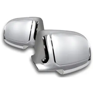 Stay Tuned Performance Pair of Chrome ABS Plastic Side Mirror Cover Cap Compatible With Chevy Silverado 1500 2500 3500 / GMC Sierra 1500 2500 3500 / GMC Yukon / Chevy Suburban 1500 / 2500