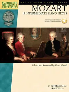 USED-Mozart: 15 Intermediate Piano Pieces [With CD] (Paperback)