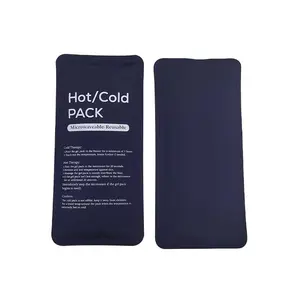 Cooling gadget: reusable ice pack/cold and hot compress gel pack, portable