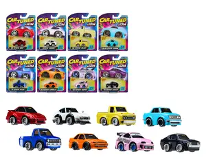 CarTuned 1:64 JDM Series 4 Tuners Assortment of 8 Pieces Cars, 558675-XX3 Factory Seal Case