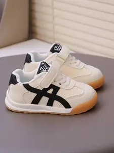 2026 Spring Kids Alaskan Shoes, Unisex Baby Velcro PU Leather Sports Shoes, Soft Sole Anti-Slip Walking Shoes