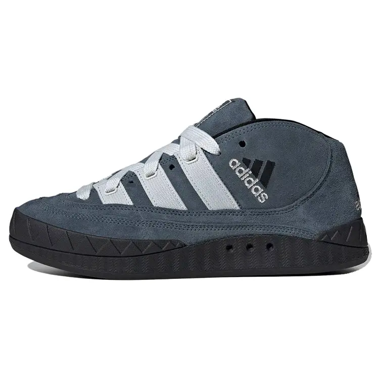 Adidas Originals Adimatic Mid Blue Grey Cushioned Skate Shoes Men's IF8791