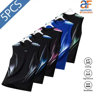 Athletic Loose Fit Sleeveless Training Tank Comfortable Stylish Design with Back Side & Detail Drawings in Multiple Colors