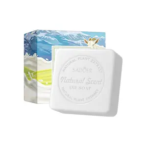 Goats ' Milk & Silk Protein Soap - 100g Natural Cleansing Bar for Face & Body, Oil Control & Brightening, Gentle for All Skin Types