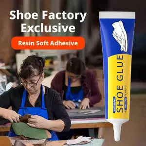 Strong Adhesive Soft Glue for Shoe Repair, Versatile Shoe Cement for Leather Shoes & Sports Shoes, Durable Shoe Glue for All Types