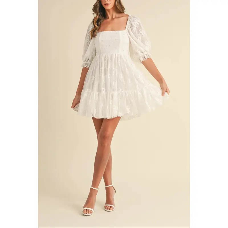 short-sleeve metallic cutout midi dress Navette Short Sleeve Sequin Midi Dress MULTI / M by Sugarlips