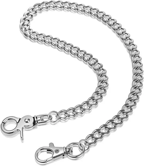 Pants Wallet Chain for Men Women Boy Girl,Heavy Duty Pocket Chain Metal Wallet Keychain Jean Punk