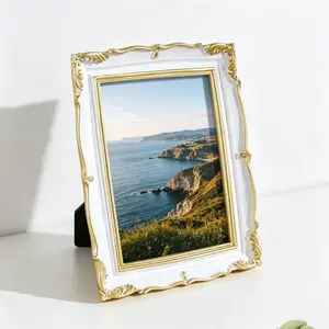 Vintage Baroque Style Frame, Elegant, Wall or Desk Mount, Luxury Home Decor, Perfect for Weddings, Birthdays, Anniversaries
