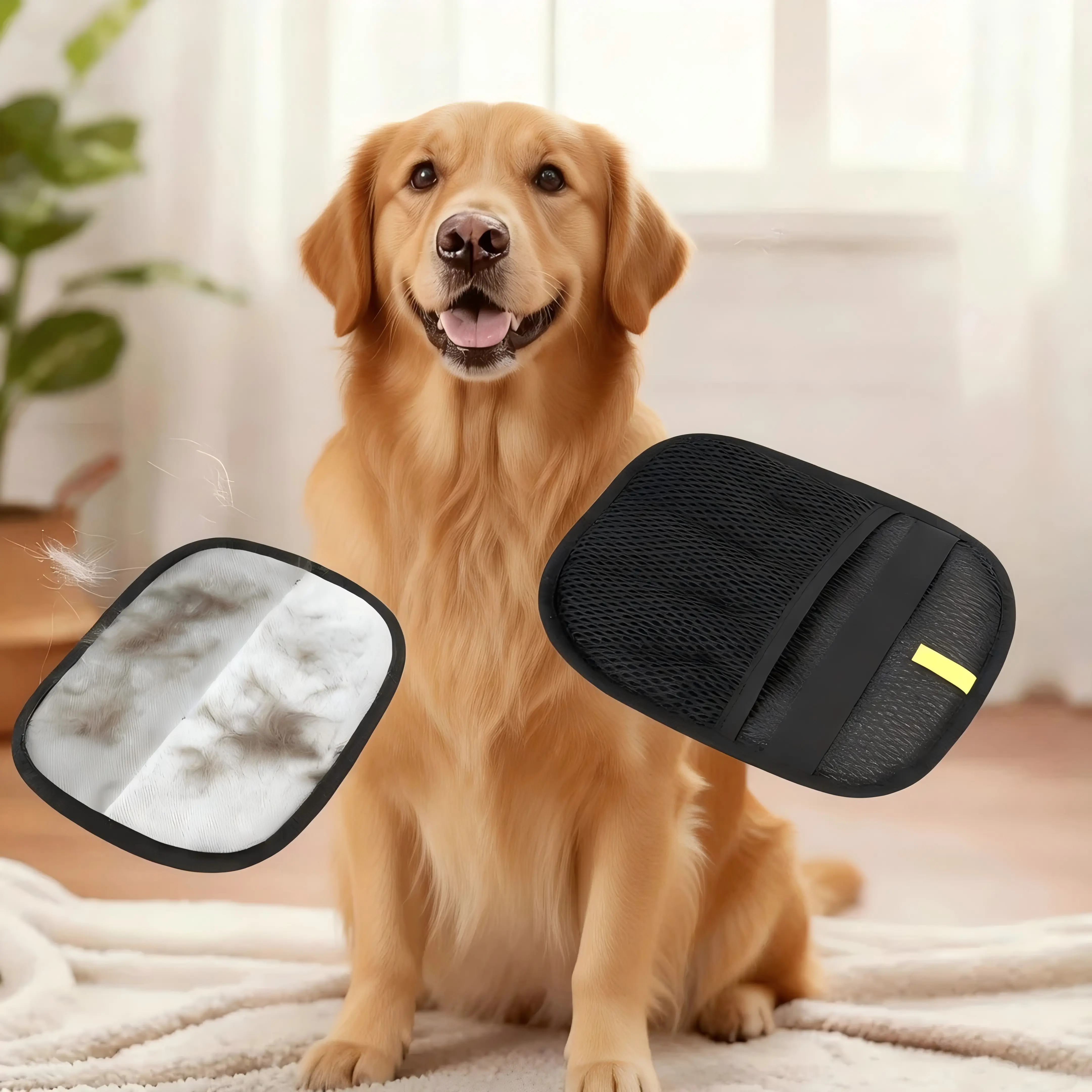 Upgraded 5-Finger Pet Hair Removal Glove for Dogs and Cats,#SummerWins #DealsForYouDays, Washable & Reusable Pet Hair Glove